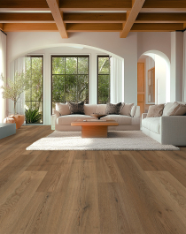 Gaia Floors NEARWOOD White Series Burnished Trail flooring