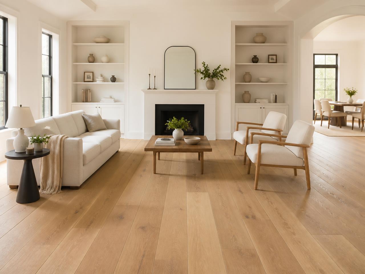 White Oak Living Room Refresh